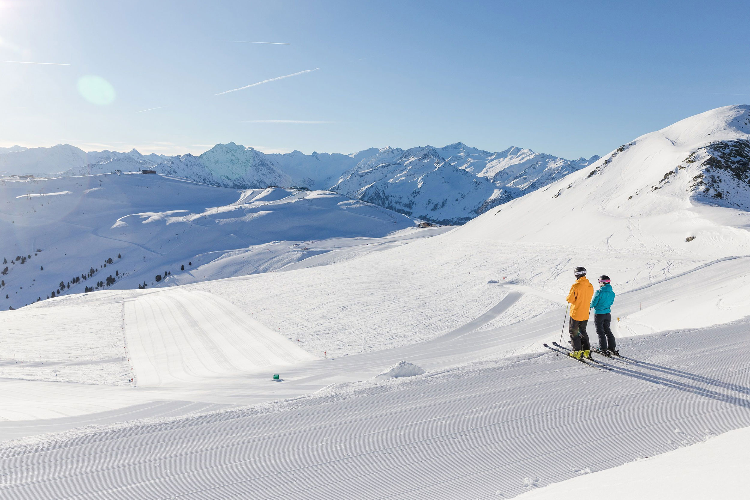 Wintermärchen in Weiß für Familien in der Wildkogel-Arena - Berge 